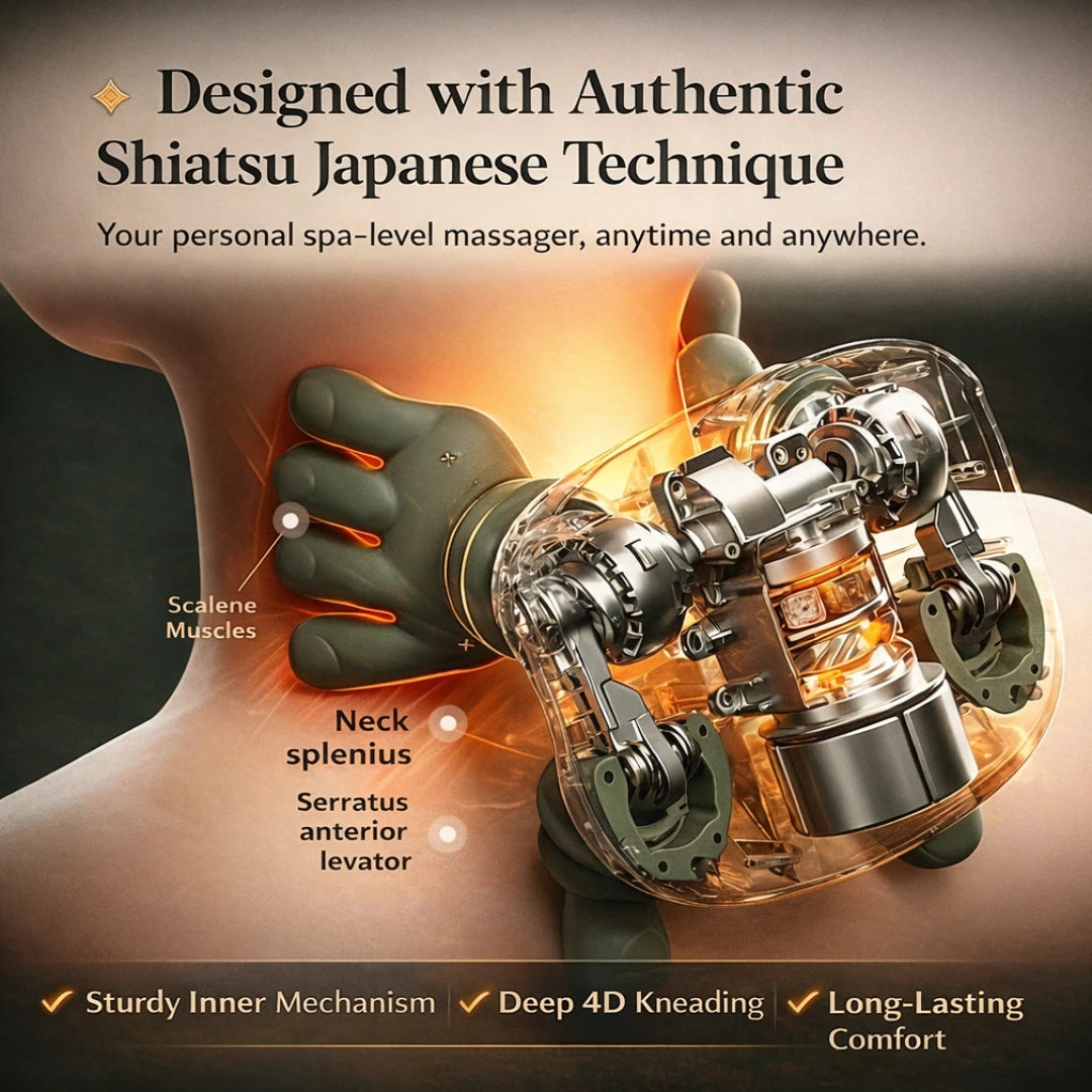 RELAXIO- Neck & Shoulder Bionic Shiatsu Massager