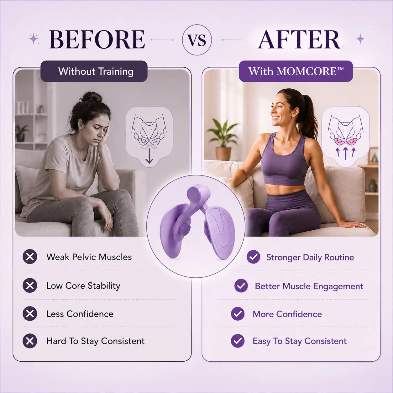 MomCore™ – Pelvic & Core Strength Trainer for Moms