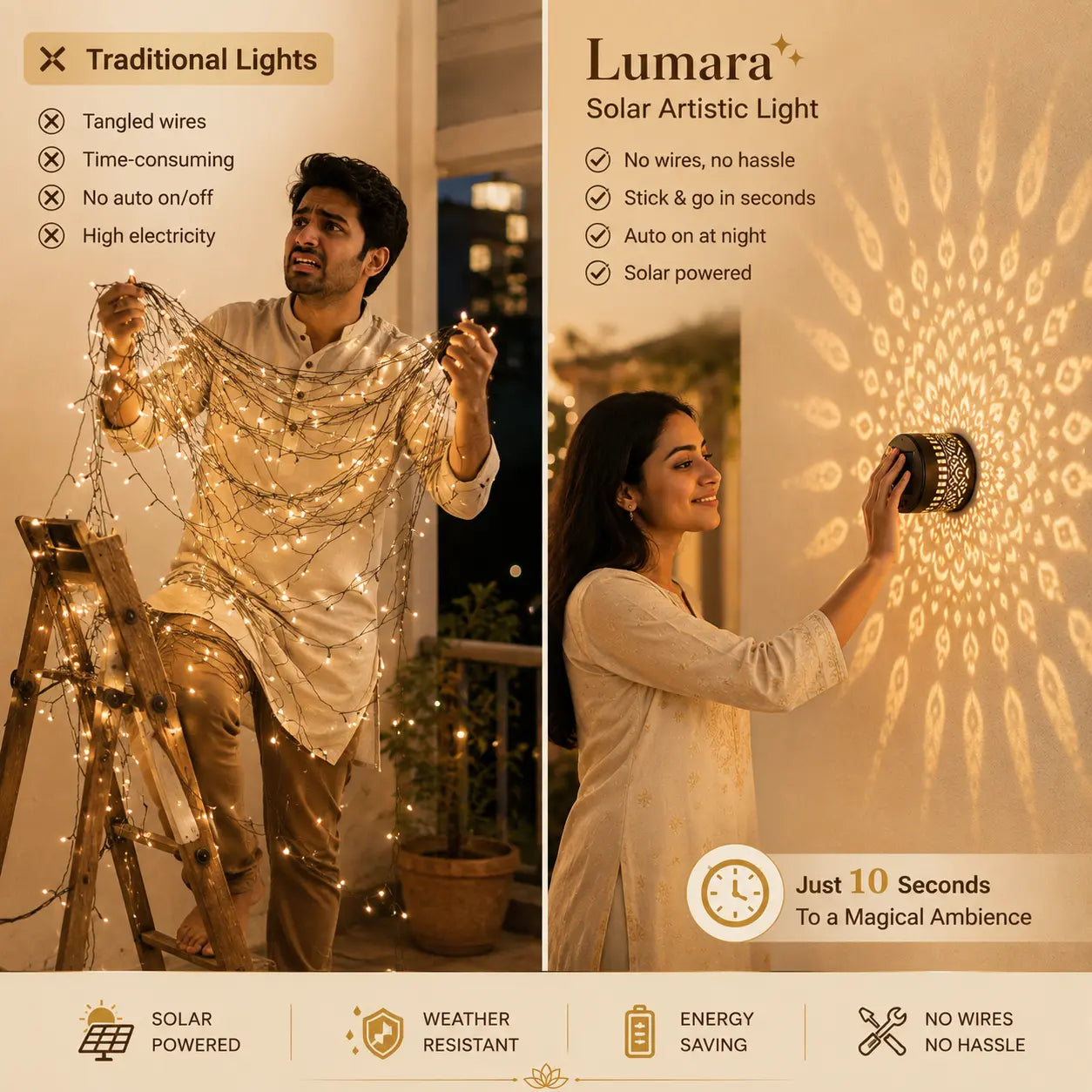 Lumara™ Solar Artistic Light