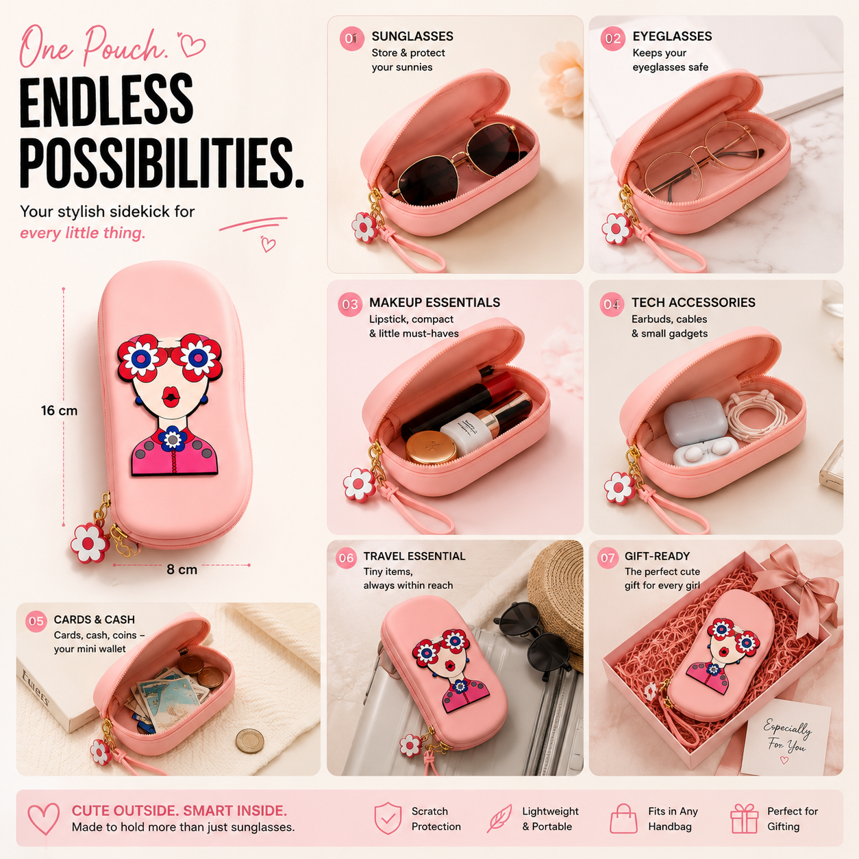 Sassy Eyeglass Pouch