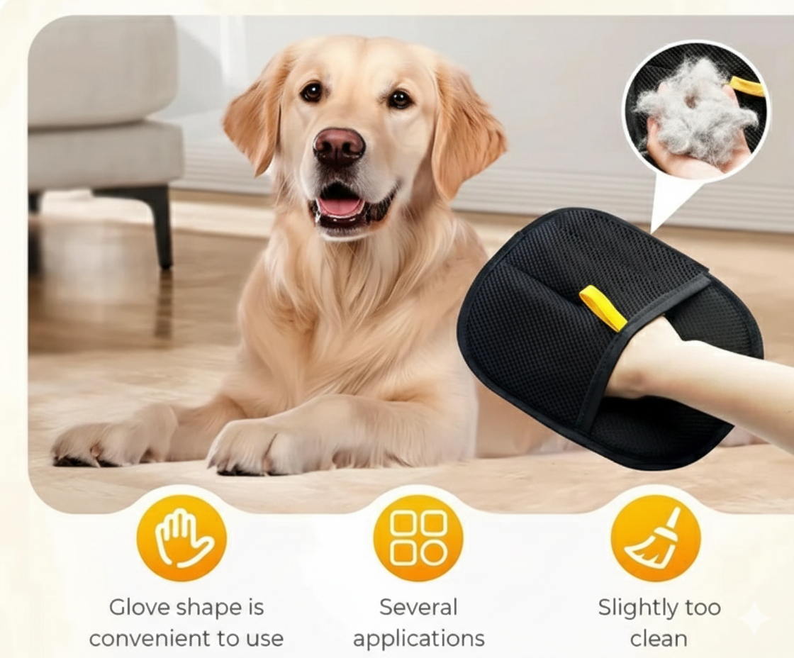 FurGrab Pro -Pet Hair Remover Glove