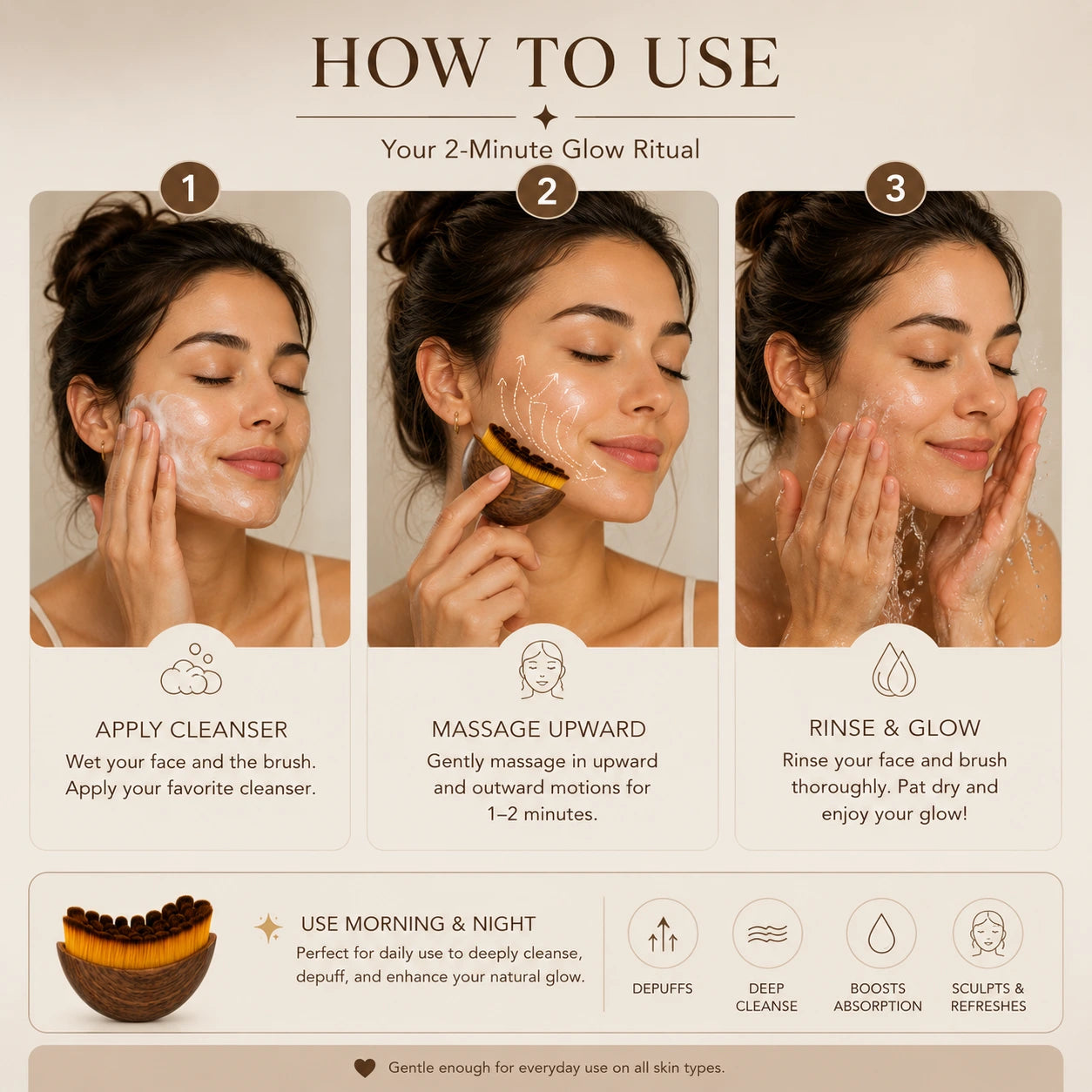 DePuff™ Facial Sculpting Brush